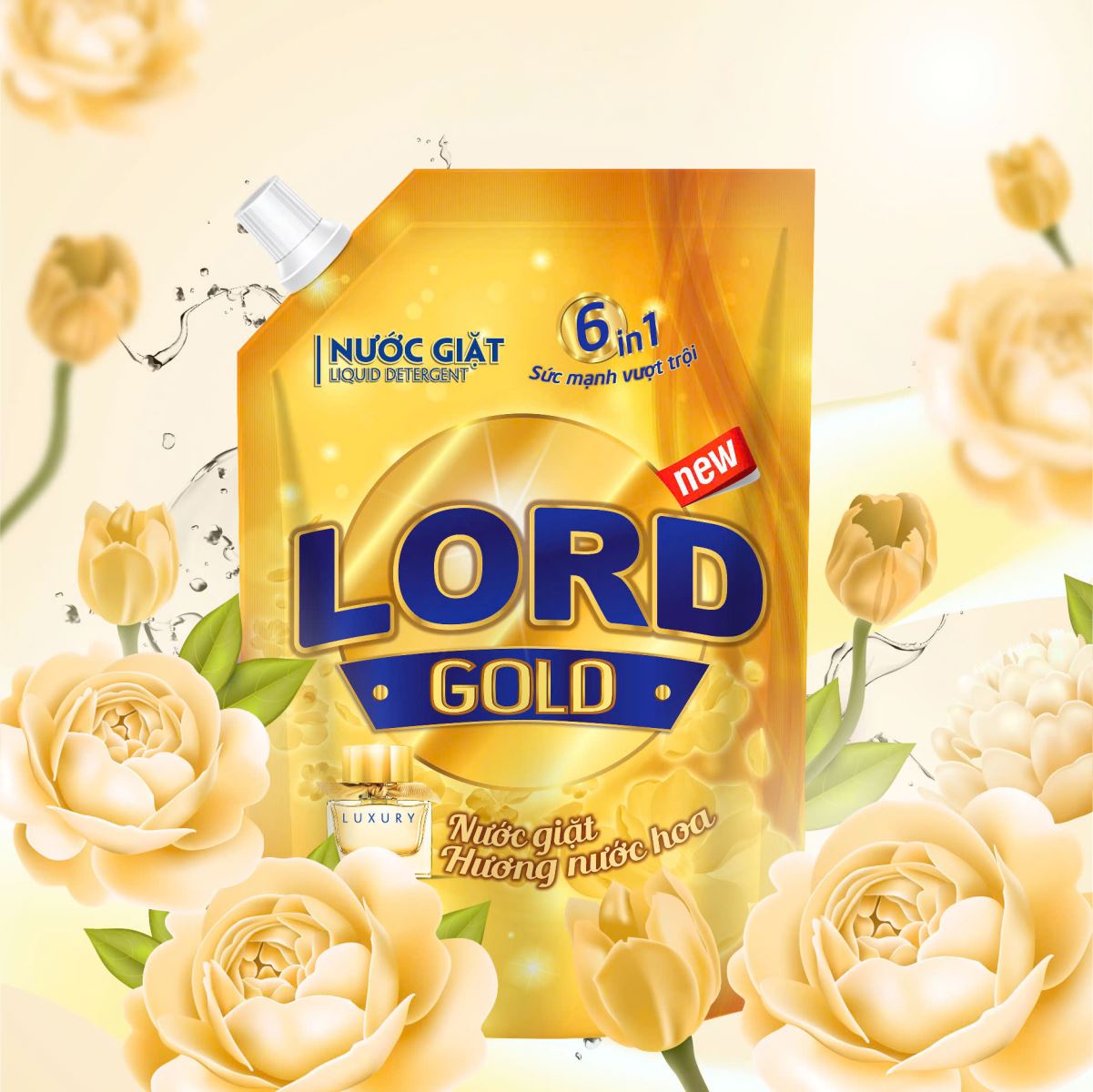 Nước giặt hương nước hoa Lord Gold