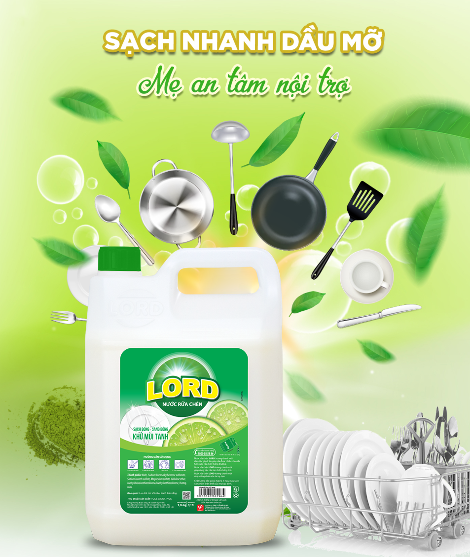 Nước rửa chén LORD Chanh