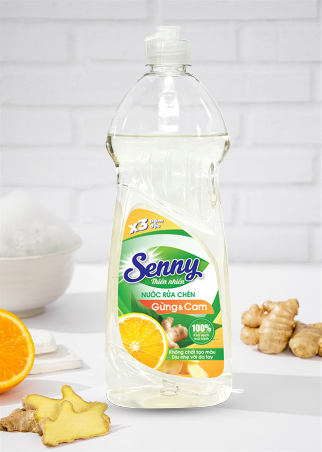 nước rửa chén Senny Gừng Cam