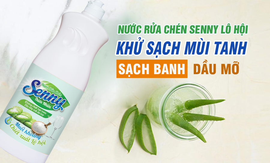 Nước Rửa Chén Senny Lô Hội 