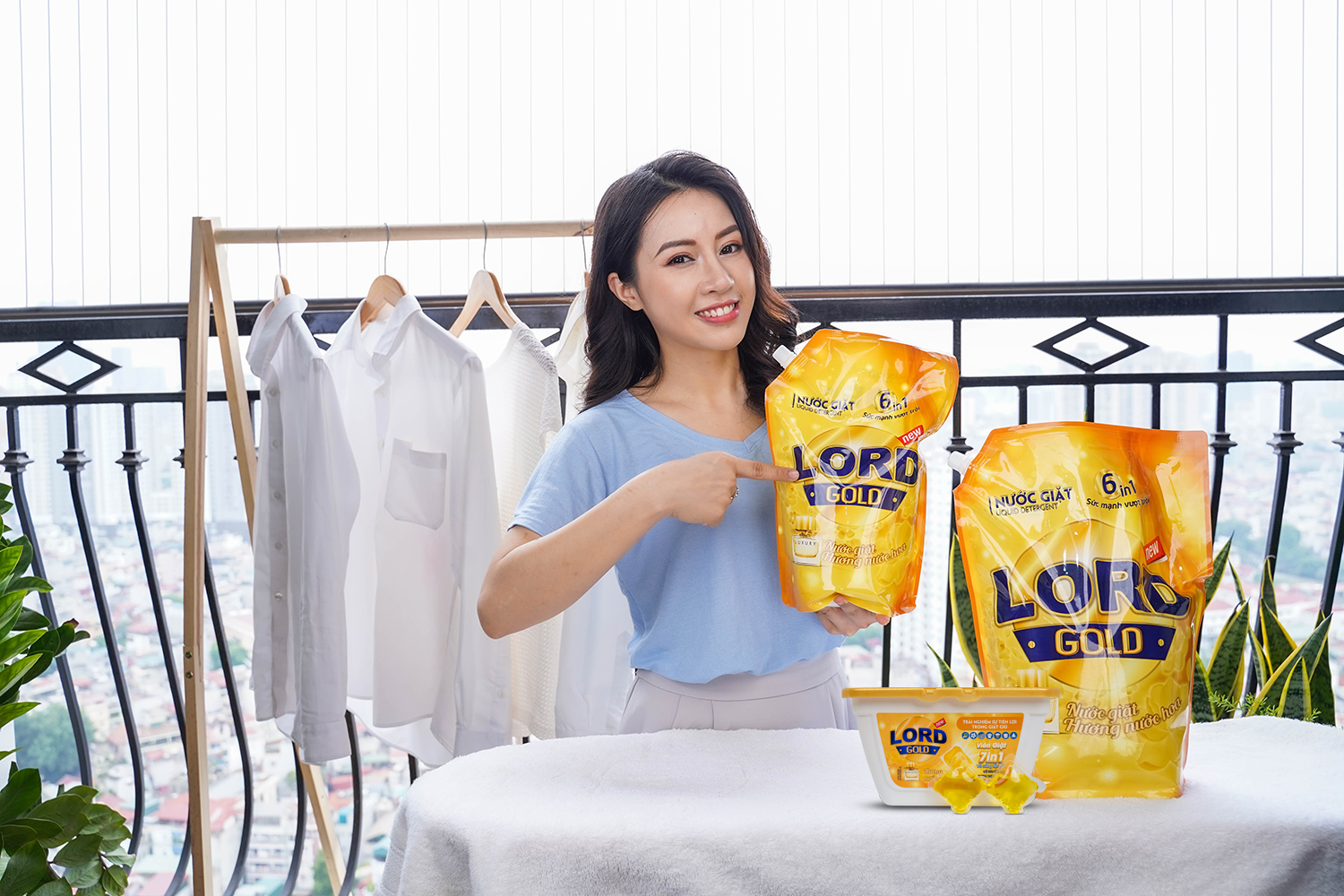 Nước giặt hương nước hoa Lord Gold