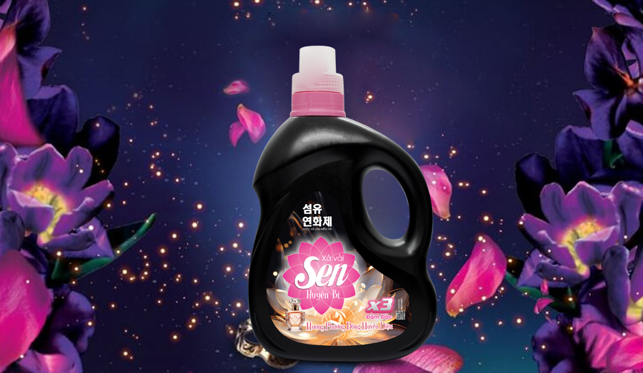 ﻿Nước xả vải Sen huyền bí cho áo quần mềm thơm & lưu hương bền bỉ 