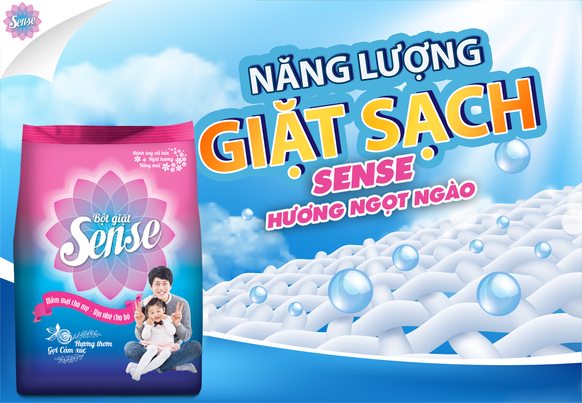 Bột Giặt Sense Hương Ngọt Ngào – Sự Lựa Chọn Hoàn Hảo Cho Độ Sạch Và An Toàn