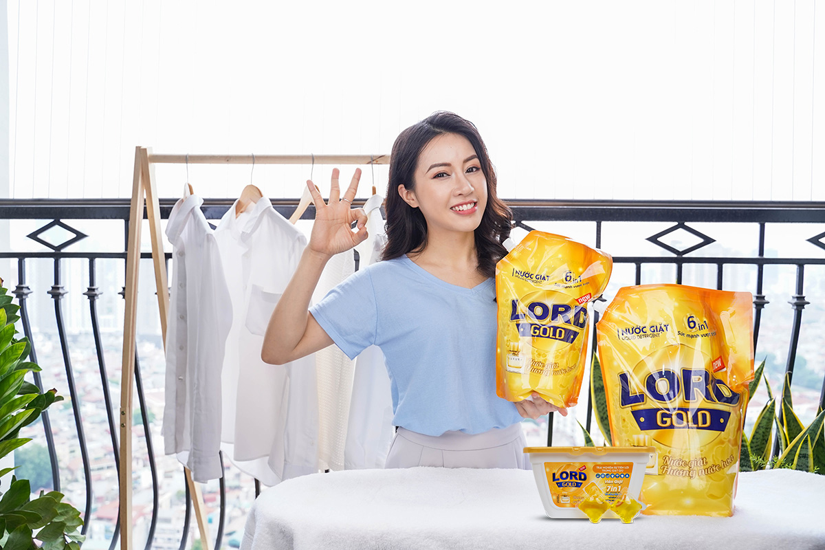 Viên Giặt Lord Gold - Sạch Tinh Tươm, Hương Thơm Đẳng Cấp