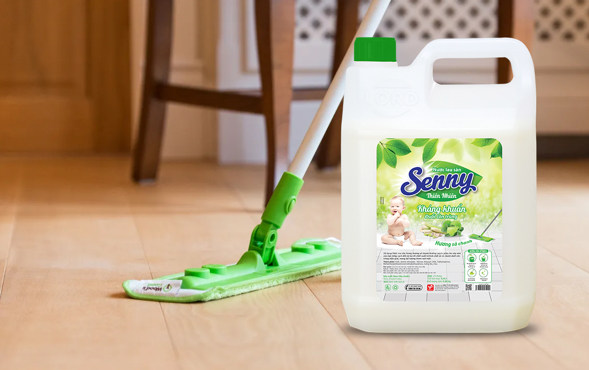 Nước Lau Sàn Senny Sả Chanh – Giữ Nhà Sạch Thơm, Đuổi Muỗi Hiệu Quả