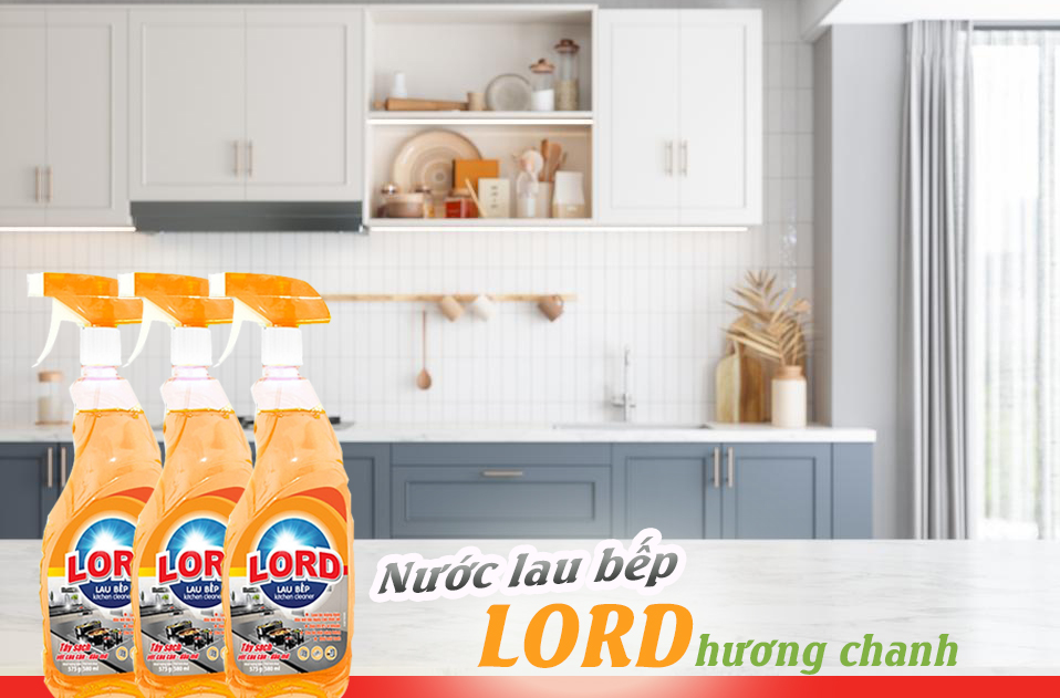 NƯỚC LAU BẾP LORD HƯƠNG CHANH – ĐÁNH TAN MỠ BÁM, TỎA HƯƠNG TƯƠI MÁT