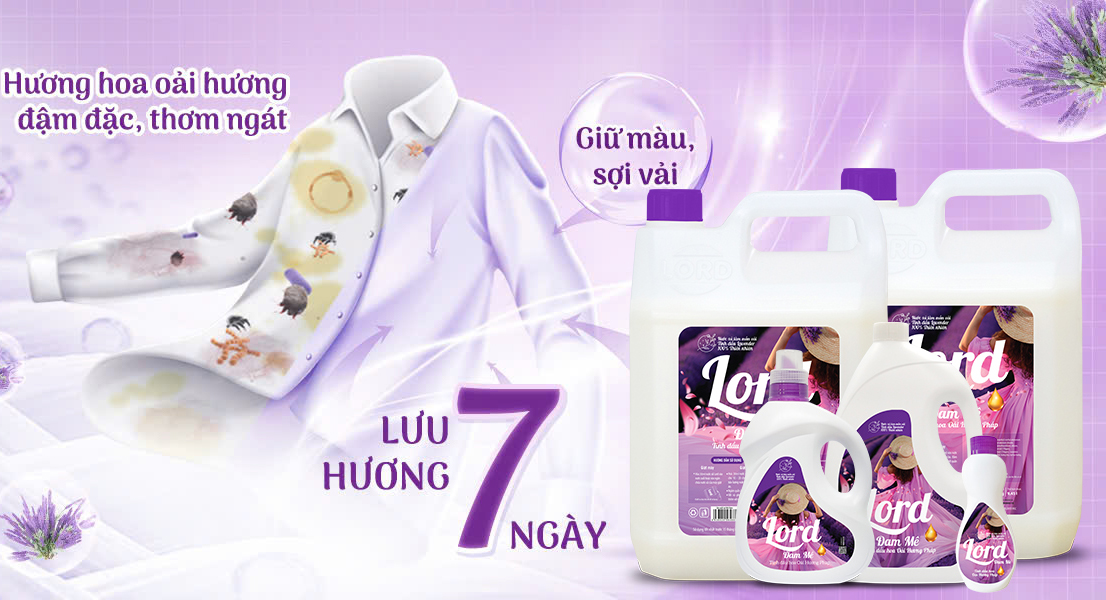 Chạm Vào Sự Tinh Tế – Nước Xả Vải Lord Đam Mê, Hương Thơm Lưu Luyến Cả Ngày