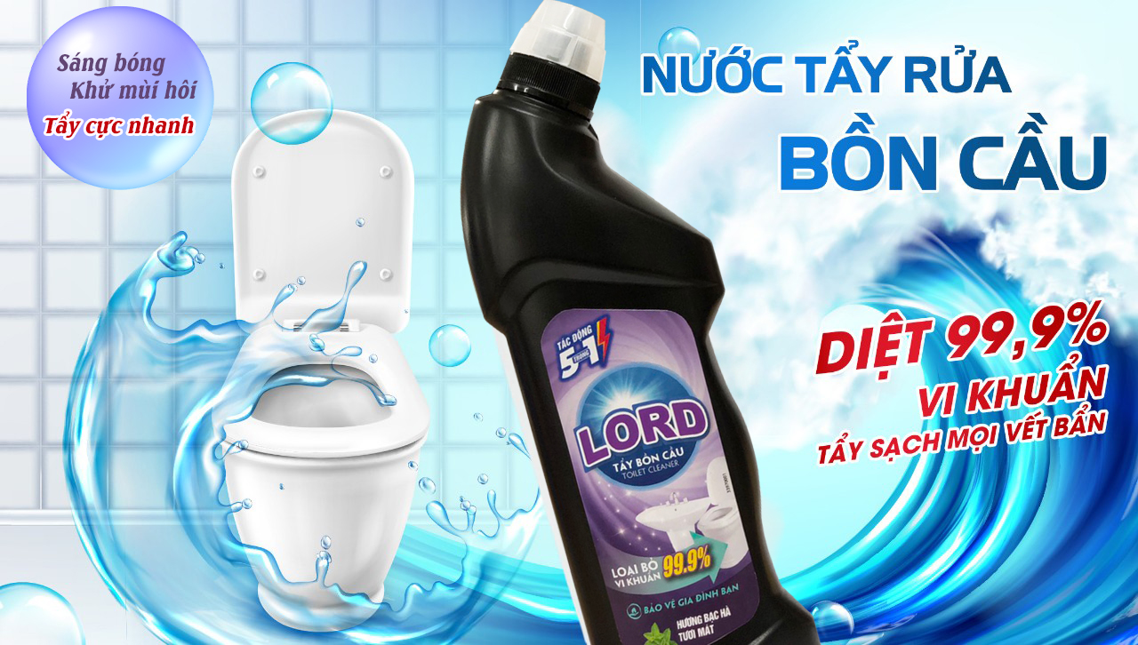 Tẩy Bồn Cầu Lord – Sạch Sâu, Mùi Dịu, Không Lo Hóa Chất