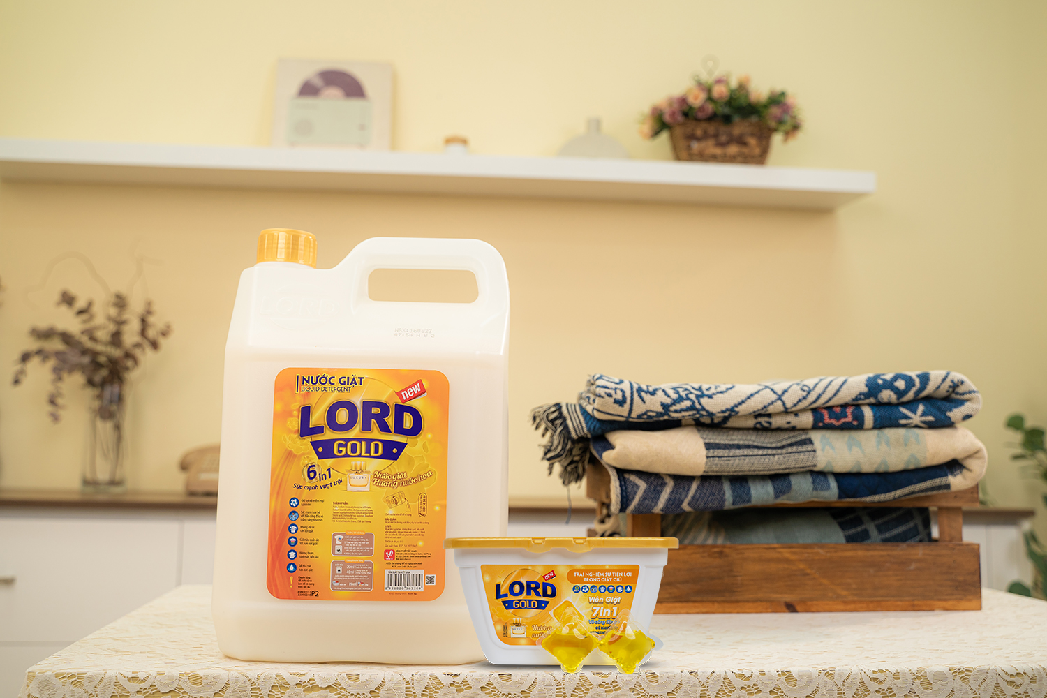 Viên Giặt Lord Gold – Một Viên Là Đủ, Cho Cả Ngày Hương Thơm Lưu Dấu