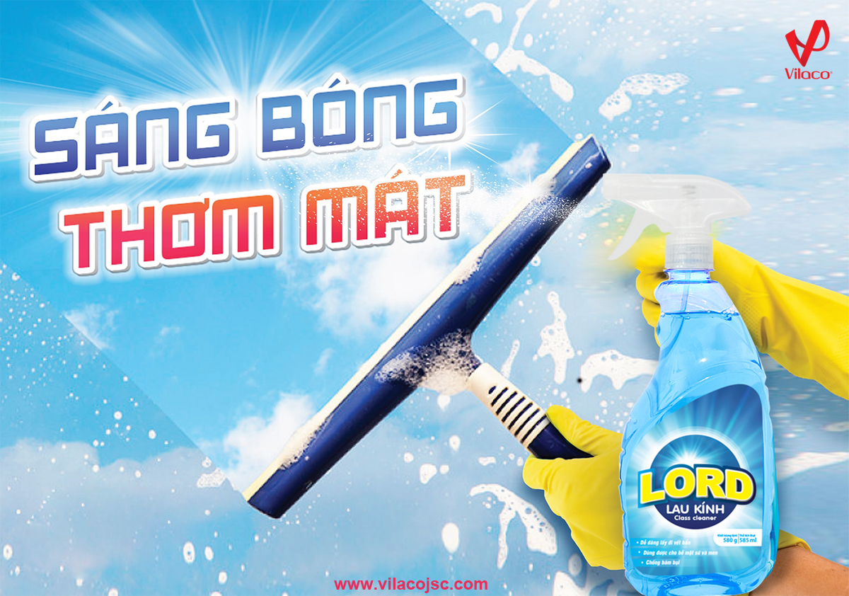 Sạch Tinh Tươm, Không Mùi Hóa Chất – Trải Nghiệm Nước Lau Kính Lord
