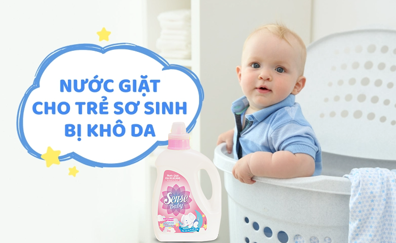 Nước giặt cho trẻ sơ sinh Sense Baby - Dịu dàng chăm sóc, mạnh mẽ bảo vệ