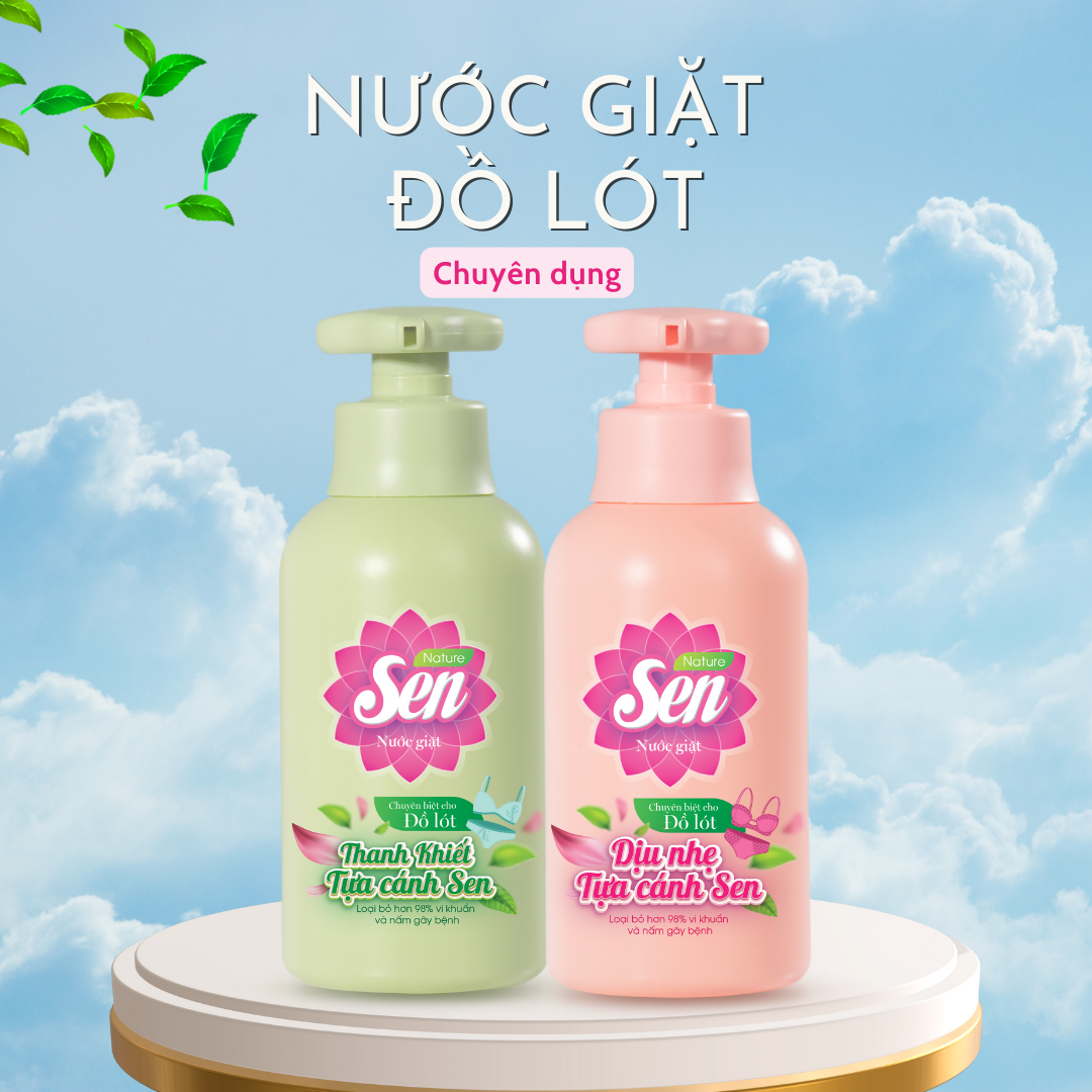 Sen – Bí Quyết Giặt Đồ Lót Sạch Khuẩn, Thơm Mát Tự Nhiên