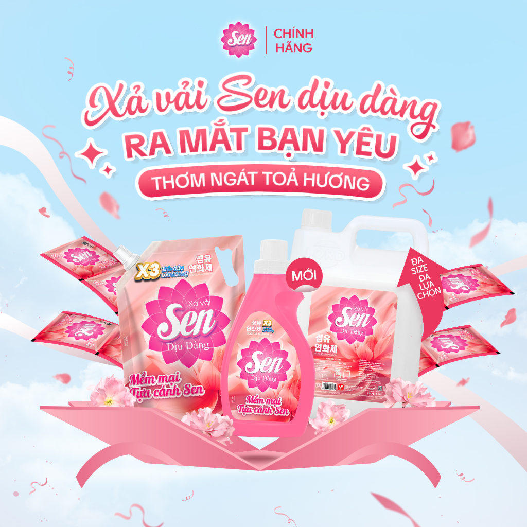 Không còn lo ngại ngày rụng dâu – Chị em yên tâm với Nước Giặt Đồ Lót Sen