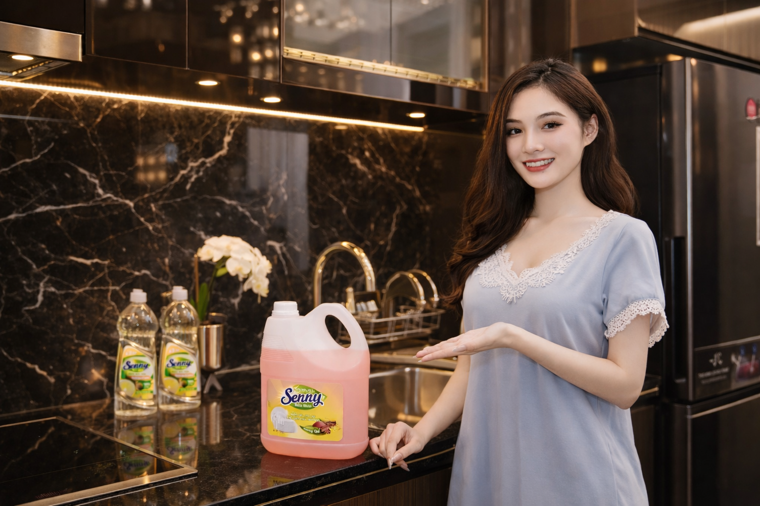 Nước Rửa Chén Thiên Nhiên Senny Hương Quế – Lựa Chọn An Toàn Được Chị Em Tin Dùng