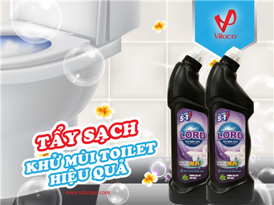 Nước tẩy bồn cầu Lord - Làm sạch mảng bám, đánh bay vi khuẩn 