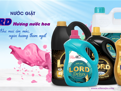 Nước giặt Lord hương nước hoa - Hương dấu ấn ngọt ngào chiều lòng mọi cô nàng