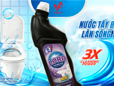 Nước tẩy bồn cầu Lord - Chỉ cần gạt nước, cả tuần sạch thơm