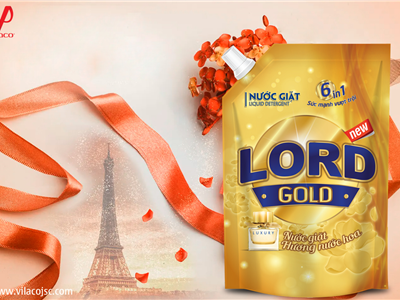 Nước giặt Lord Gold - Trắng sạch tinh tươm & Hương thơm ngây ngất 