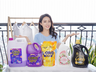 Bộ sản phẩm nước giặt xả Lord trắng sạch, thơm lâu | Nước giặt quốc dân
