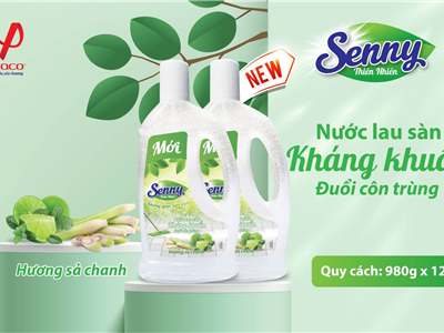 Senny Sả Chanh – Hương Thơm Tự Nhiên, Sàn Nhà Sạch Bóng