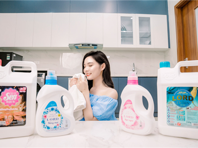 Loại bỏ hẳn mùi hôi với hương nắng mai tươi mát từ nước xả vải Lord 