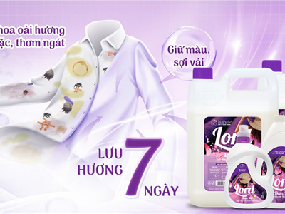 Nước Xả Vải Lord Tinh Dầu Hoa Oải Hương Pháp – Hương Thơm Sang Trọng, Dịu Êm Bền Lâu