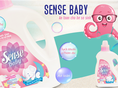  Nâng Niu Làn Da Bé – Từng Giọt Yêu Thương Trong Nước Giặt Sense Baby