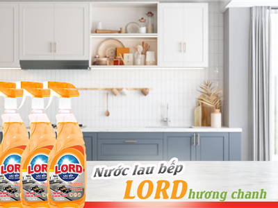 NƯỚC LAU BẾP LORD HƯƠNG CHANH – ĐÁNH TAN MỠ BÁM, TỎA HƯƠNG TƯƠI MÁT