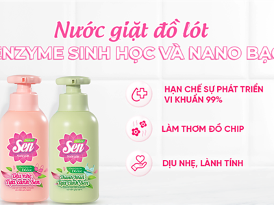 Cách Loại Bỏ Mùi Khó Chịu Trong Đồ Lót Bằng Nước Giặt Sen 