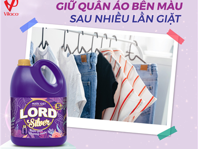 Cả nhà luôn thơm ngát – Vì đã có Nước Giặt Xả LORD Silver Hương Nước Hoa