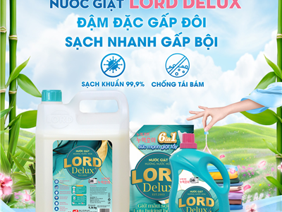 Giặt Mỗi Ngày – Thơm Như Mới Với Lord Delux Hương Nước Hoa  