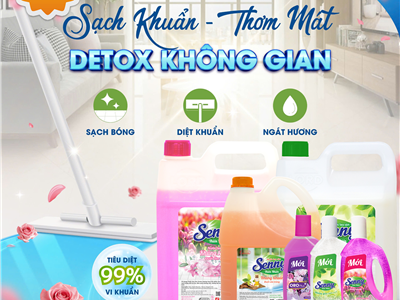Senny – Nước Lau Sàn Tự Nhiên Cho Ngôi Nhà Thoáng Sạch & Detox Dịu Nhẹ