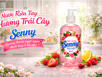 Tết Sạch Khuẩn, Tay Thơm Ngọt Ngào Với Senny Hương Trái Cây