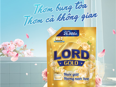 Nước Giặt Hương Nước Hoa Lord Gold – Lựa Chọn Của Người Yêu Sự Tinh Tế