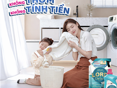 Mẹ mê – bé cũng ghiền, thơm lâu tới 72h nước giặt hương nước hoa Lord Delux 