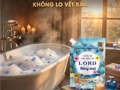 Lord Nắng Mai Đậm Đặc – Bí Quyết Cho Quần Áo Thơm Lâu, Mềm Mại Suốt Ngày