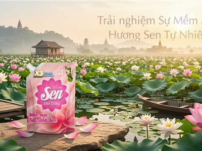Nước Xả Làm Mềm Vải Sen Dịu Dàng – Bí Quyết Cho Quần Áo Mềm Mại, Thơm Lâu Mỗi Ngày