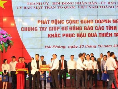 Tập đoàn VLC chung tay cùng đồng bào miền Trung